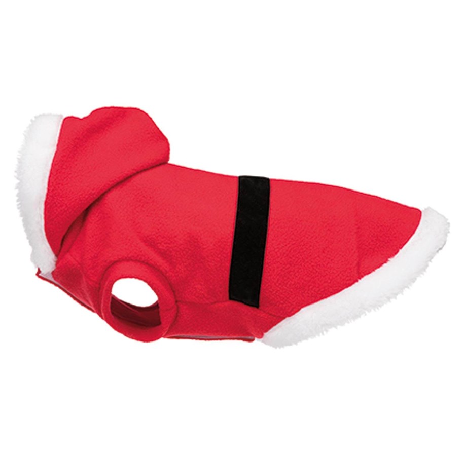 Hundar - Trixie Xmas Christmas Jacket M: 45 cm red - TX925103