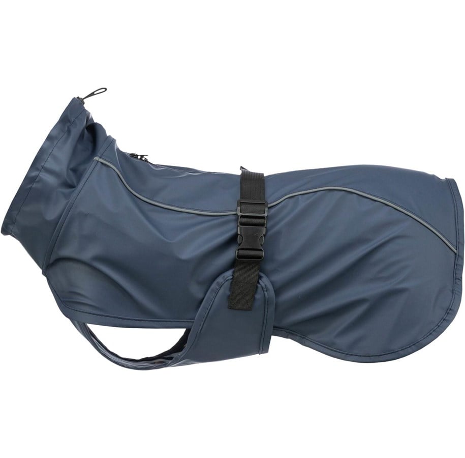 Hundar - Trixie BE NORDIC Husum Hundregnjacka Mörkblå Storlek XS: Magomkrets 24-41cm Rygglängd: 30cm - 680211