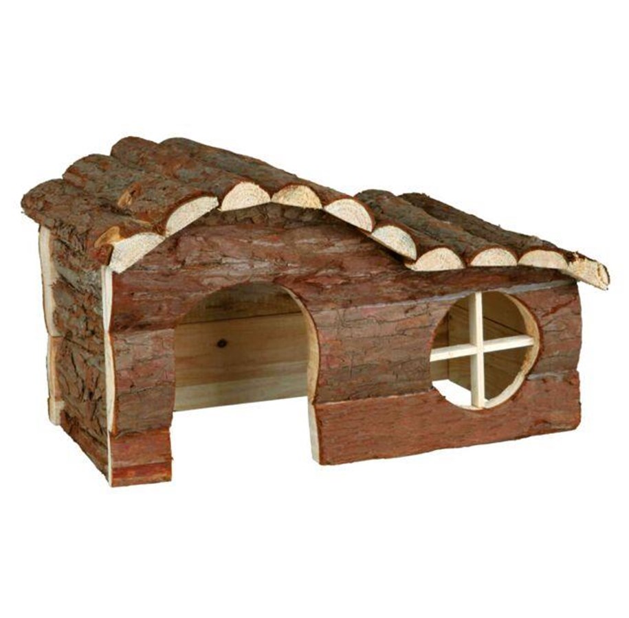 Gnagare - Trixie House Hanna Natural Wooden Shelter Small Animals 31x19x19cm - TX62052