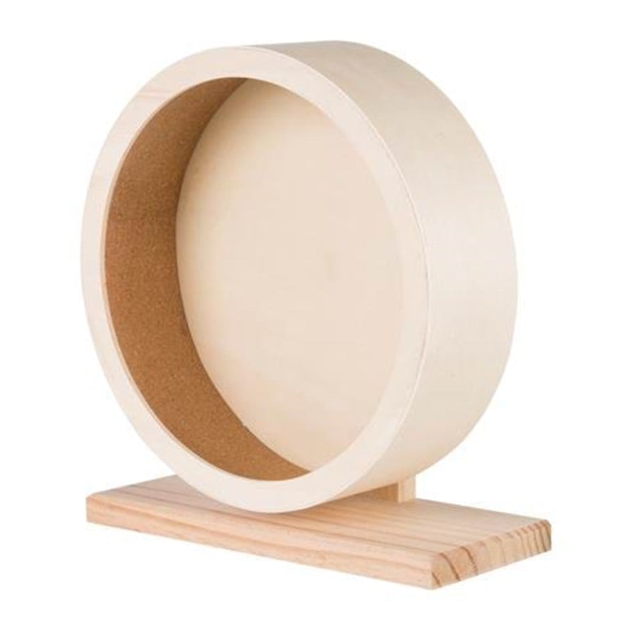 Gnagare - Trixie Wooden Exercise Wheel Small Animals 28cm - TX60923