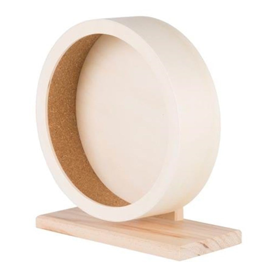 Gnagare - Trixie Wooden Exercise Wheel Small Animals 21cm - TX60922