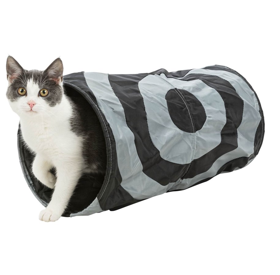 Katter - Trixie Prassel Lektunnel för Katter Blandade Färger 25x50cm - TX4301