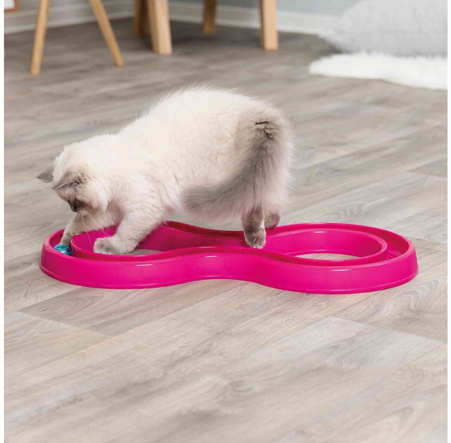 Katter - Trixie Interaktiv Kattleksak Blinkande Bollbana - 41413