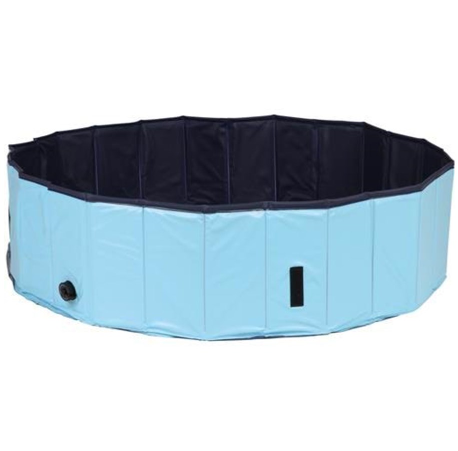 Hundar - Trixie Dog pool ø 120 × 30 cm light blue/blue - TX39482