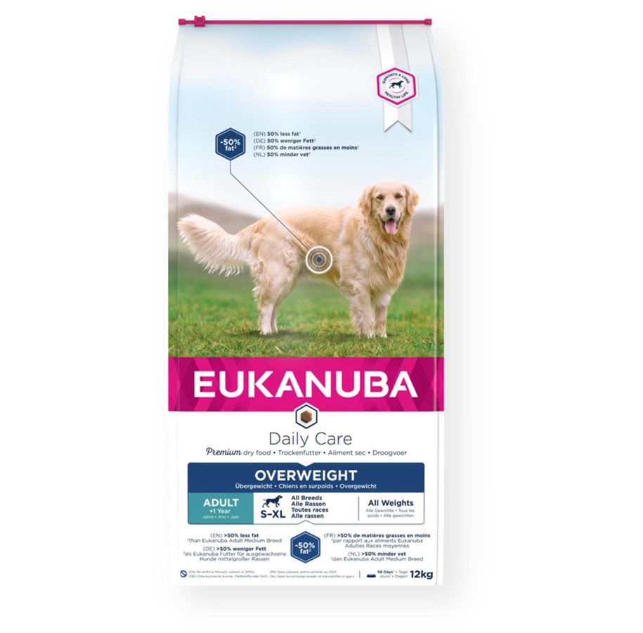 Hundar - Eukanuba Daily Care Overweight Adult All Breed 12kg - EH261200