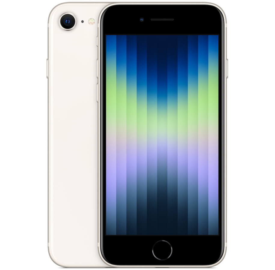 Mobile - Apple iPhone SE (2022) 5G 256GB - Starlight - MMXN3QN/A
