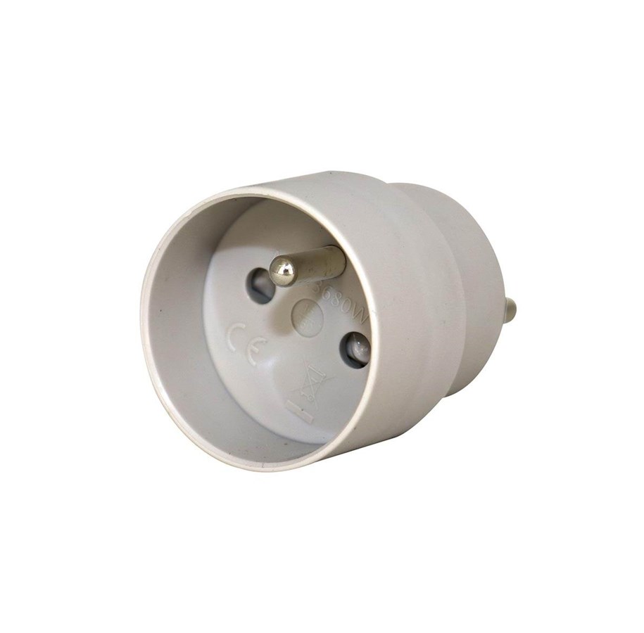 Switch-enheter - Gripo Adapter plug Schuko/DK Grey - 5709119075408