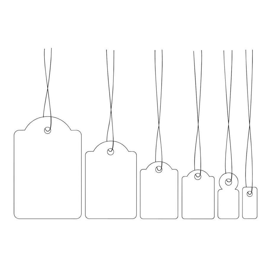 Papper, Fotopapper & Etiketter - HERMA price tag labels - 1000 pcs. - 25 x 38 mm - 6915