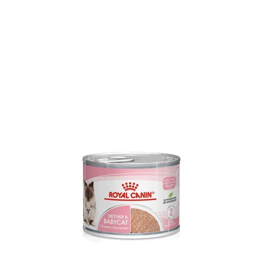Katter - Royal Canin Mother & Babycat Ultra Soft Mousse 195g - 9003579311660