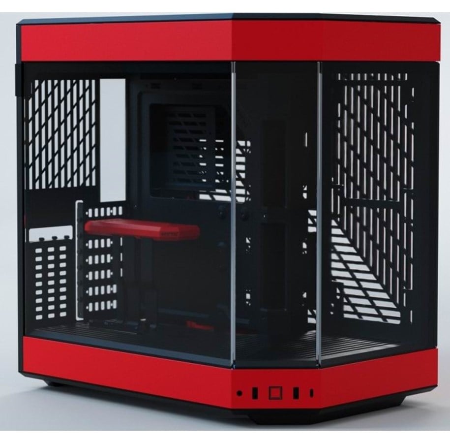 Chassi - HYTE Y60 - Black/Red - Chassi - Miditower - Röd - CS-HYTE-Y60-BR