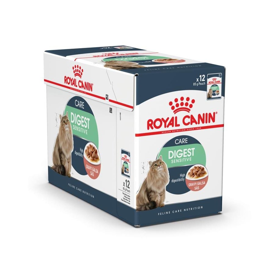 Katter - Royal Canin Digest Sensitive in Gravy 85g (12-Pack) - 9003579309568