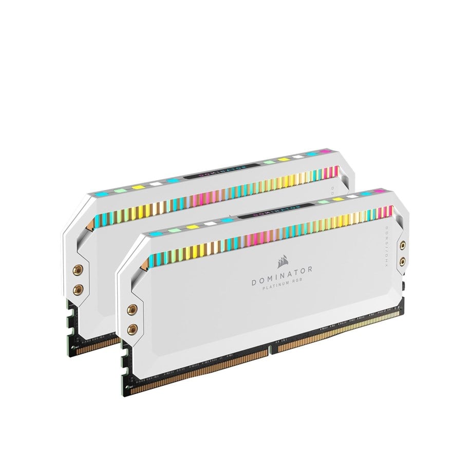 RAM - Corsair Dominator Platinum RGB DDR5-5200 - 32GB - CL40 - Dual Channel (2 pcs) - Intel XMP - Vit med RGB - CMT32GX5M2B5200C40W