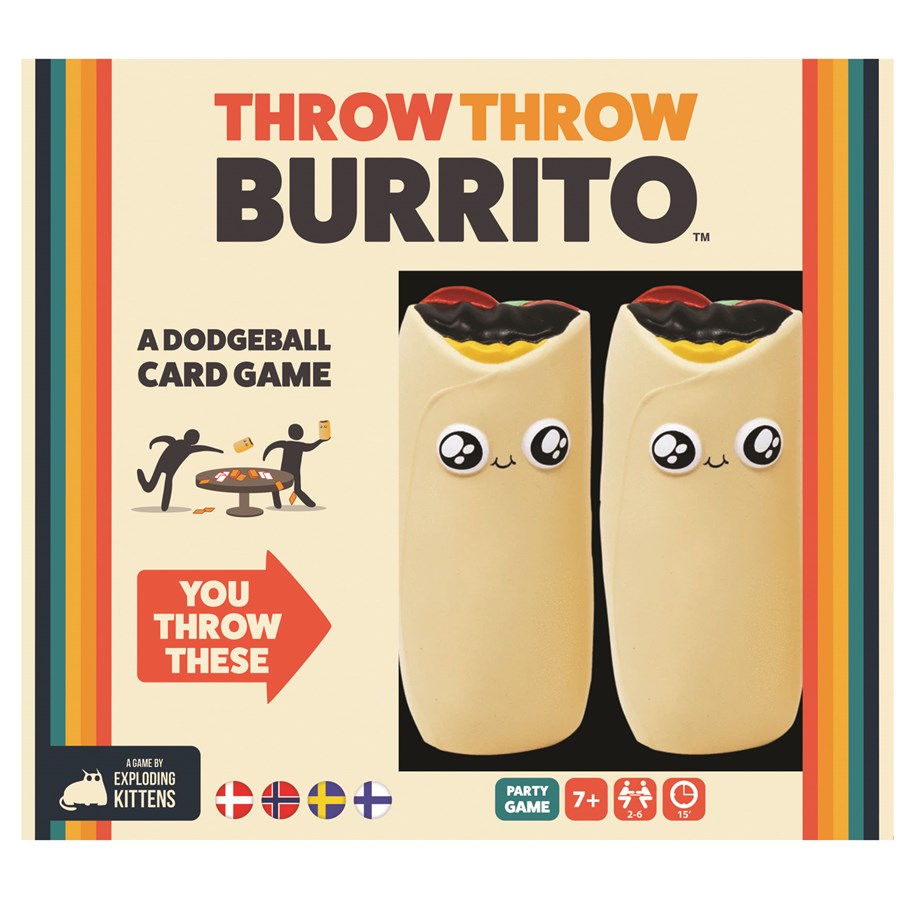 Brädspel - Exploding Kittens Throw Throw Burrito Nordic - TTBCORE1NOR