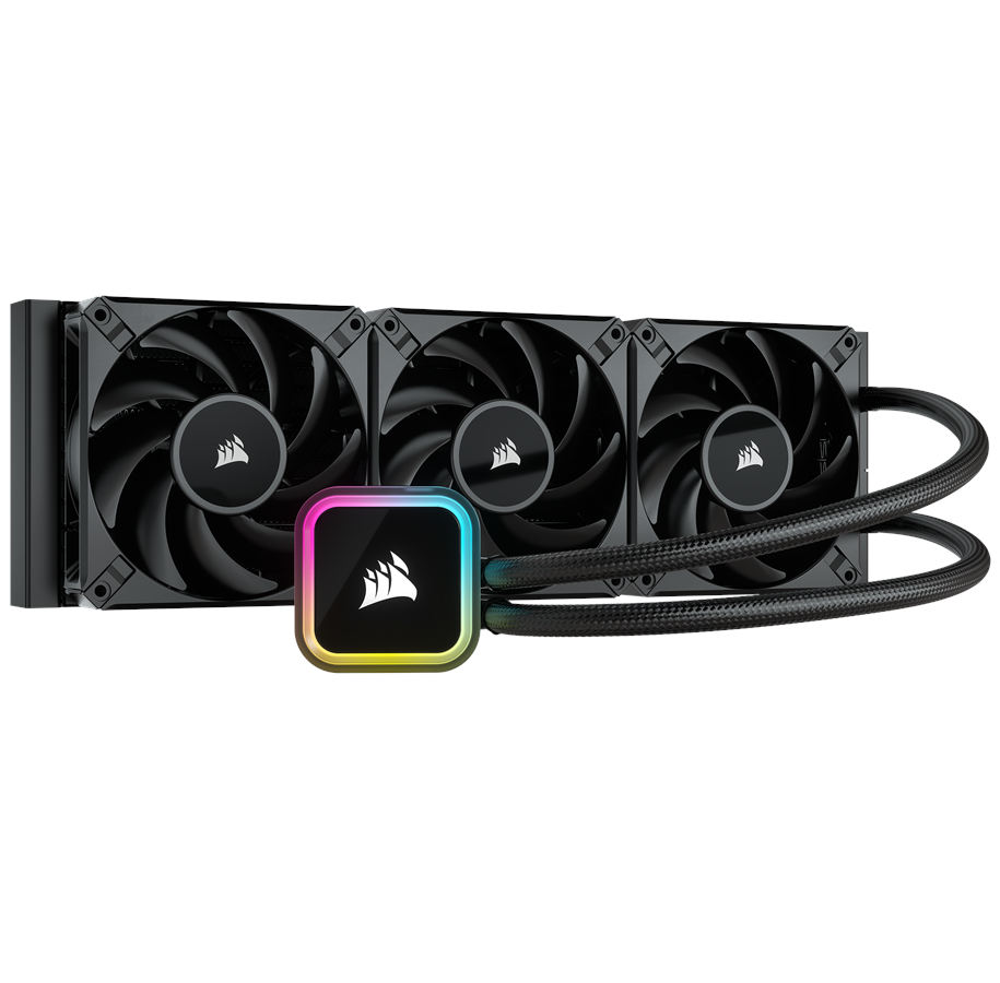 CPU-fläktar - Corsair iCUE H150i RGB ELITE - Black - CPU Vattenkylare - Max 31 dBA - CW-9060060-WW