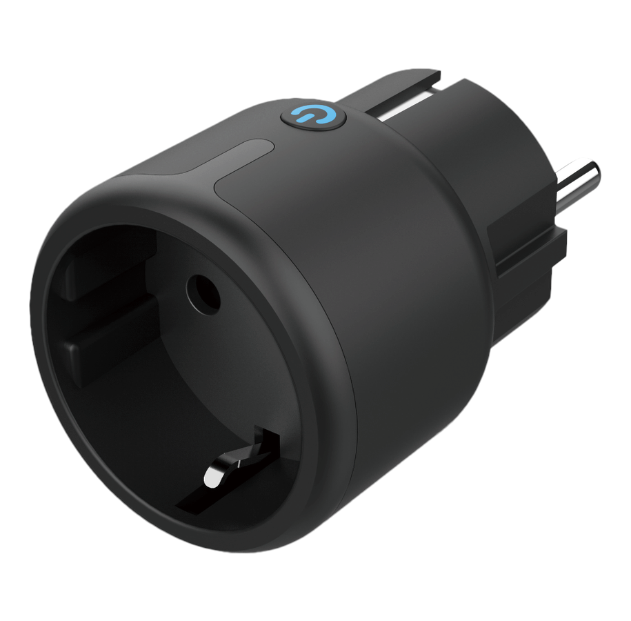 Smarta Hem - Deltaco SMART HOME strömbrytare, WiFi, 10A, svart - SH-P01M-B