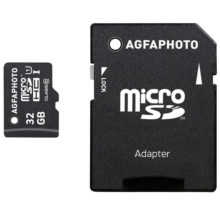 Flashram & USB Flash Drives - Agfa Photo - flash memory card - 32 GB - microSDHC UHS-I - 10581