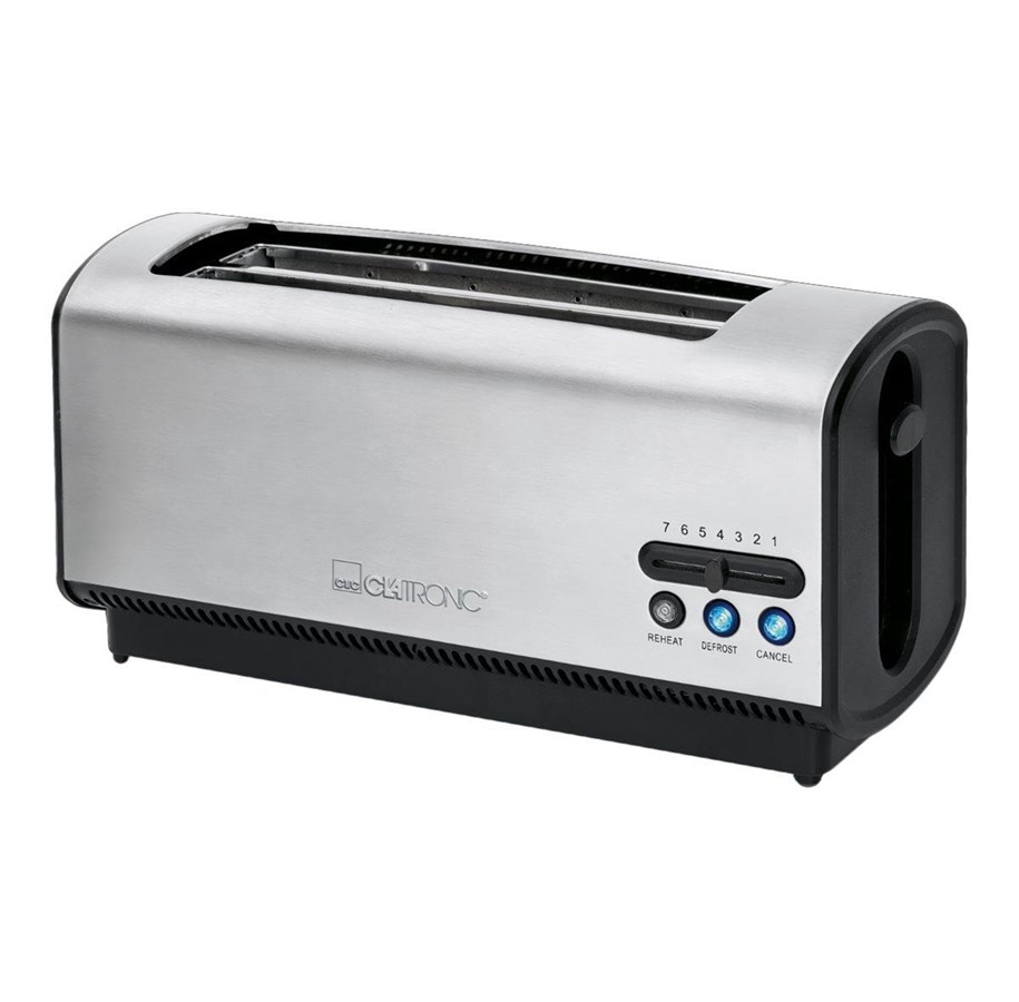 Brödrost & Toaster - Clatronic Brödrost & Toaster TA 3687 - toaster - stainless steel/black - 4006160638295