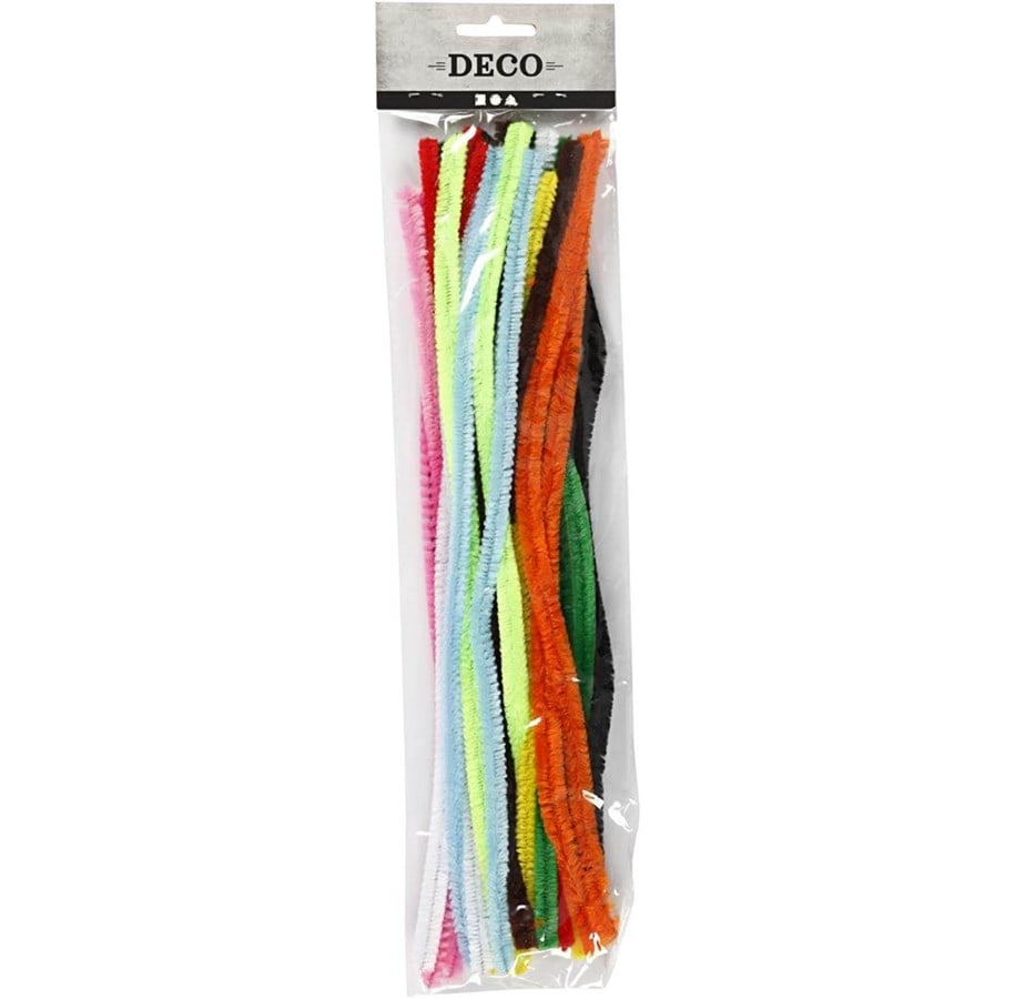 Konst- och hantverksmaterial - Creativ Company Chenille Wire Color 30cm 25pcs. - 51637