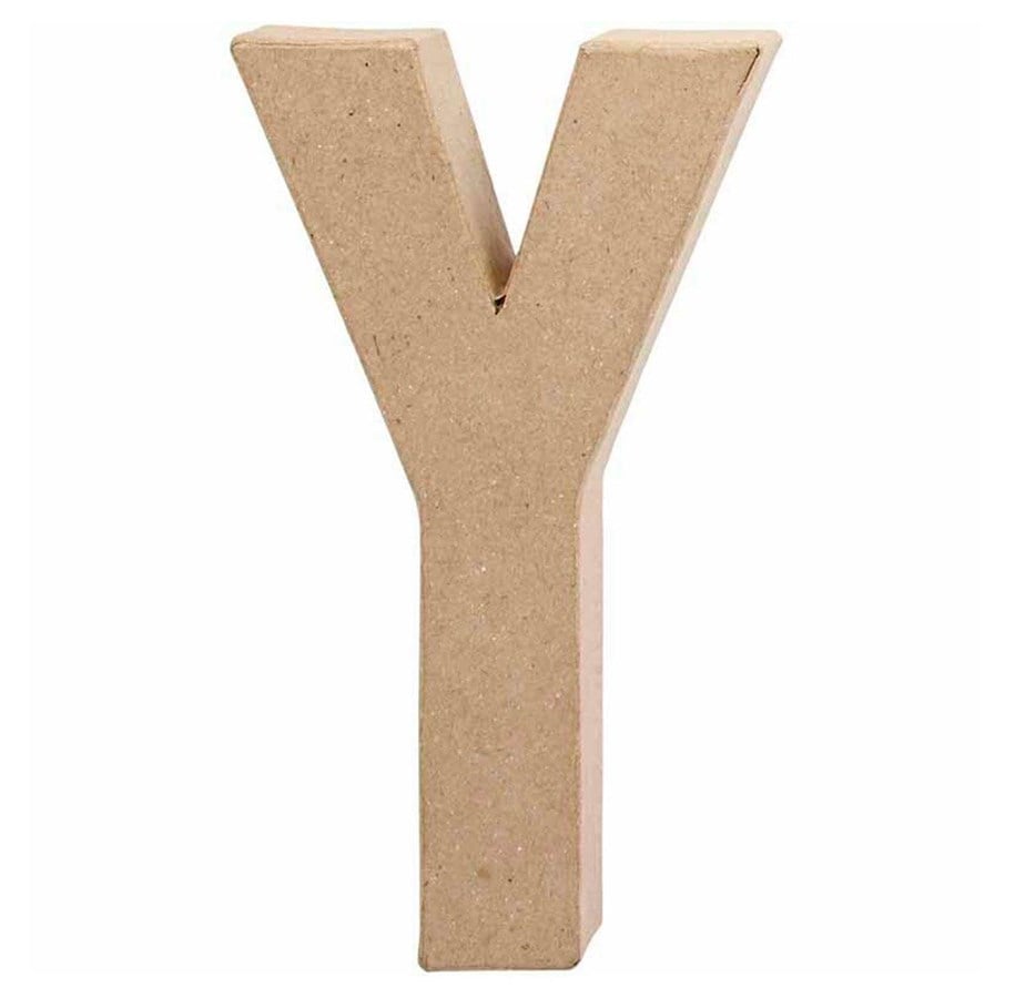 Konst- och hantverksmaterial - Creativ Company Letter Papier-mache - Y - 26624
