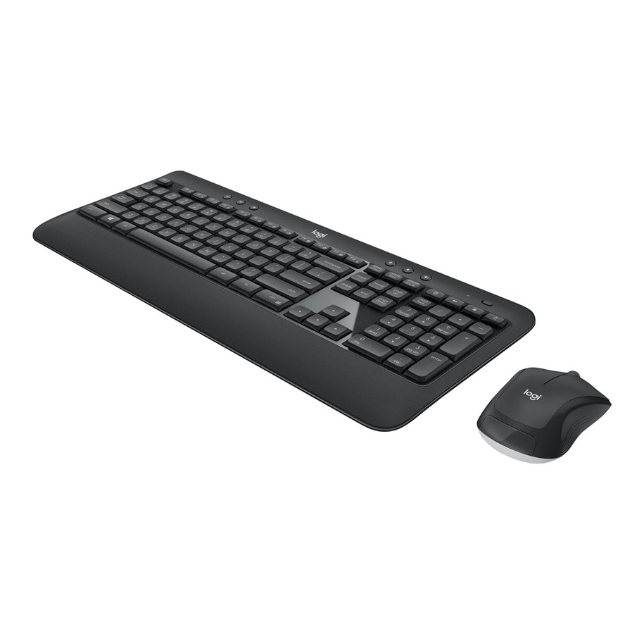 Tangentbord - Logitech MK540 Advanced - keyboard and mouse set - QWERTY - Italian - Tastatur & Mus set - Italiensk - Svart - 920-008679