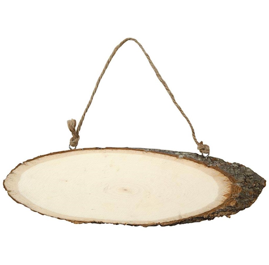 Skyltar & kort - Creativ Company Door shield Wood 23-28 cm - 577740