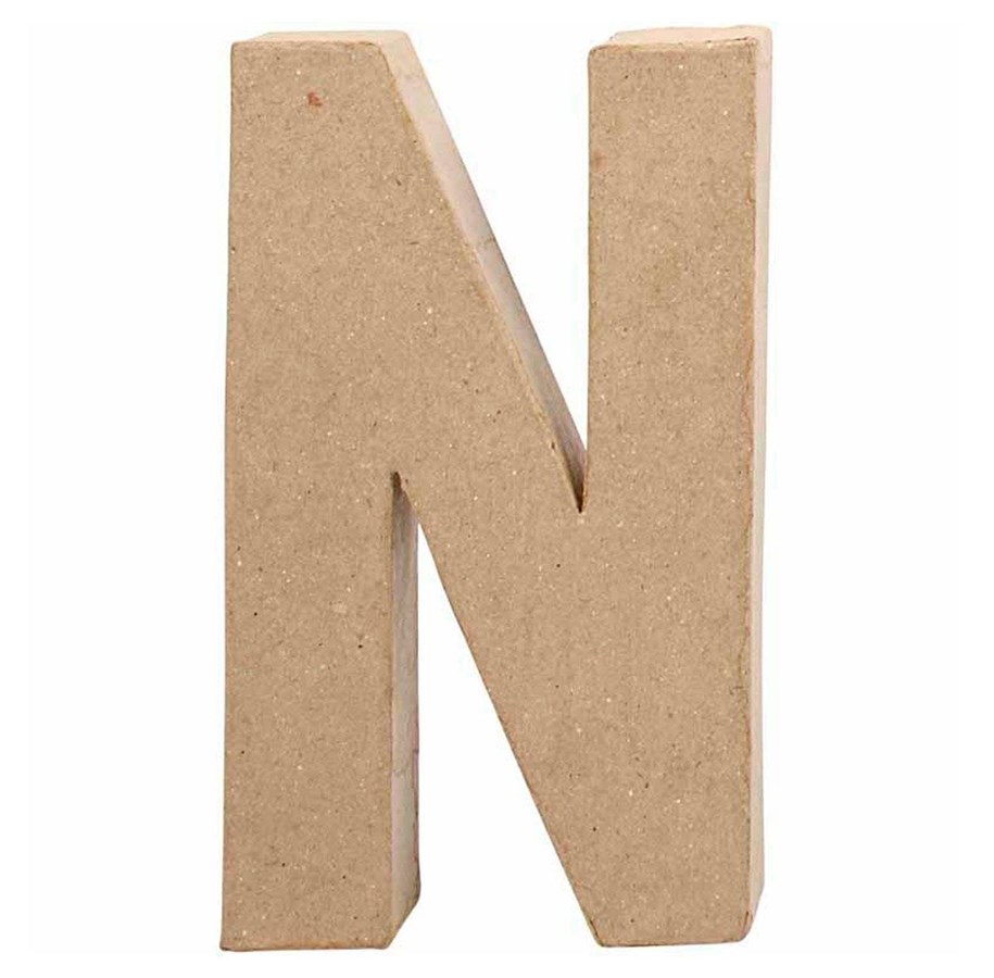 Konst- och hantverksmaterial - Creativ Company Letter Papier Mache - N - 26613