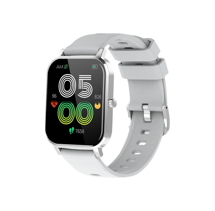 Pulsmätare & Stegräknare - DENVER SW-181 smart watch with band - grey - SW-181GREY