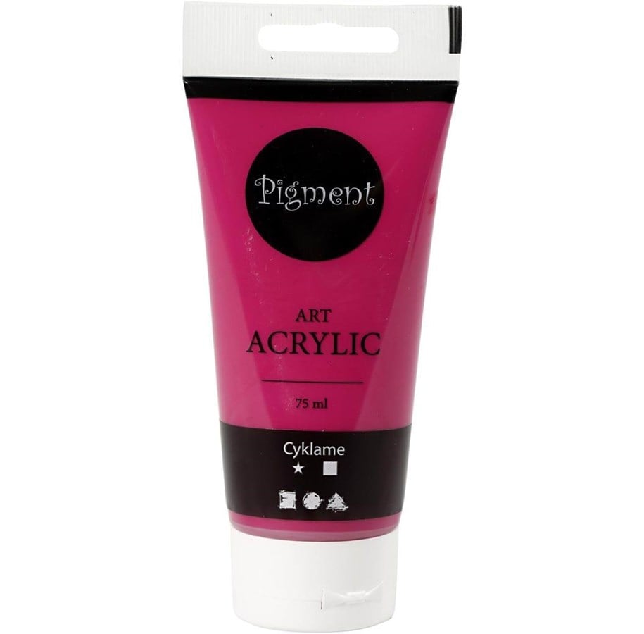 Hobby Tillbehör - Creativ Company Pigment Art Acrylic Paint Cyklame 75ml - 35147