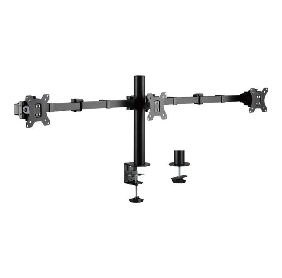 Monitorfäste - LogiLink Triple monitor mount 17–27" arm length: adjustable *DEMO* - BP0107