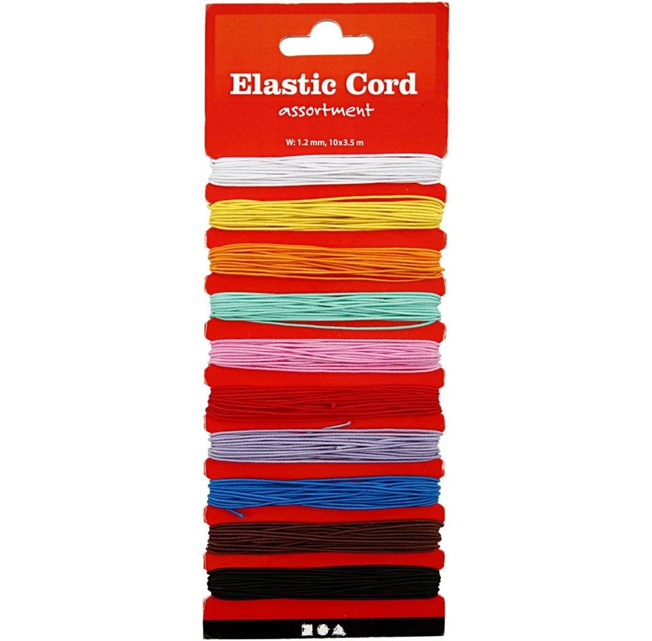 Konst- och hantverksmaterial - Creativ Company Elastic Color Thickness 1mm 10x3.5m - 410500