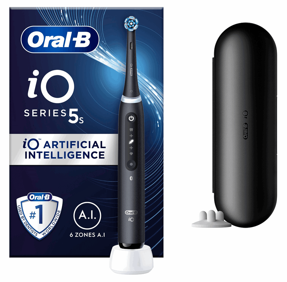 Tandborste - Oral-B eltandborste iO 5S Svart - 4210201414964