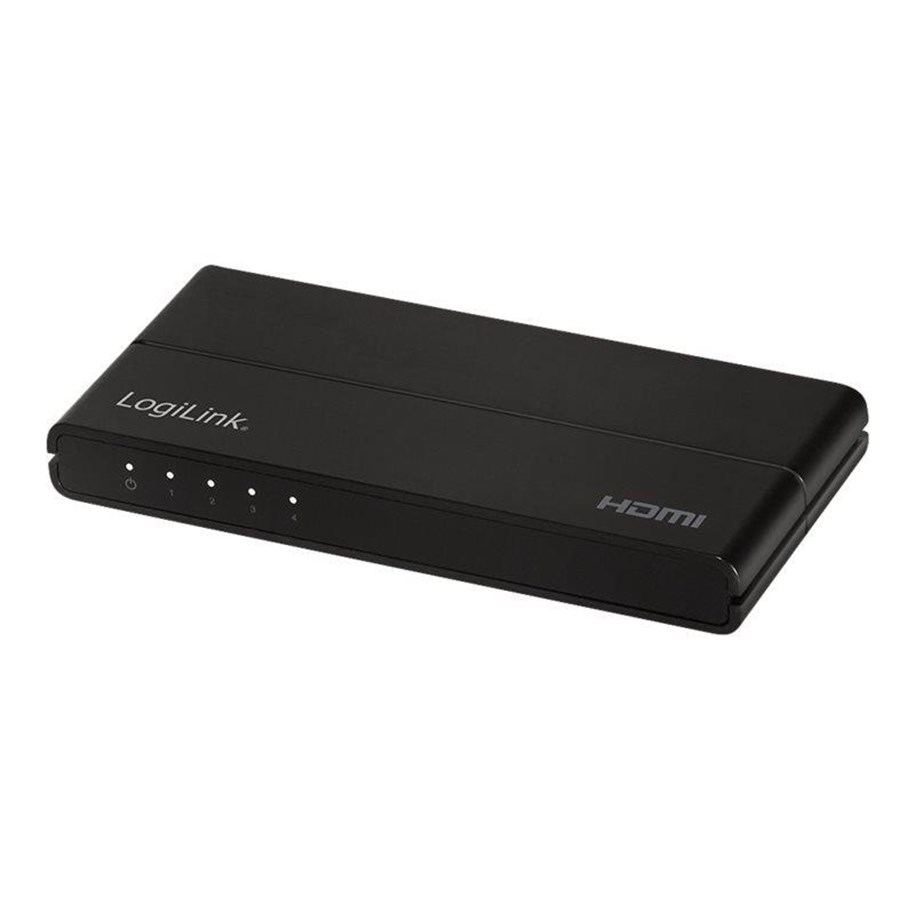 Video Switch - LogiLink HDMI splitter 1x4-Port 4K/60 Hz HDCP HDR CEC downscaler - HD0037