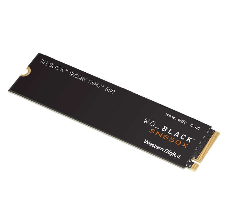 SSD - SANDISK WD Black SN850X SSD - 1TB - M.2 2280 - PCIe 4.0 - Utan värmespridare - WDS100T2X0E