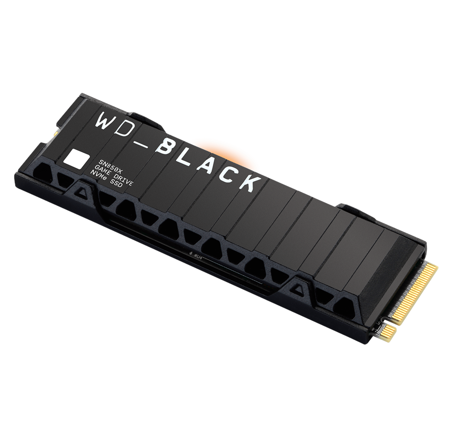 SSD - SANDISK WD Black SN850X SSD - 1TB - M.2 2280 - PCIe 4.0 - Med värmespridare - WDS100T2XHE
