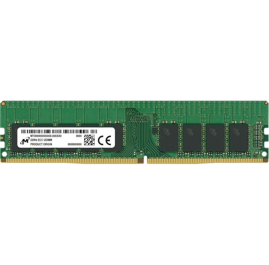 RAM - Crucial Micron DDR4-3200 ECC - 32GB - CL22 - Single Channel (1 pcs) - Grön - MTA18ASF4G72AZ-3G2R