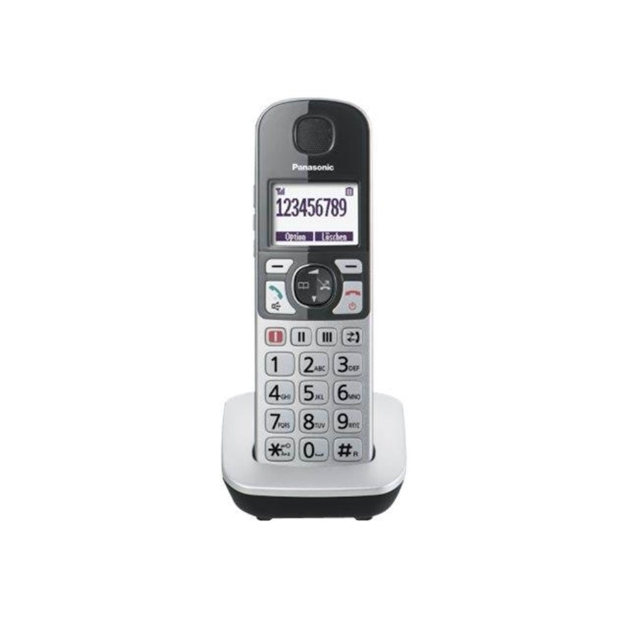 Fast telefon - Panasonic KX-TGQ500 - wireless digital phone - 3-way call capability *DEMO* - KX-TGQ500GS