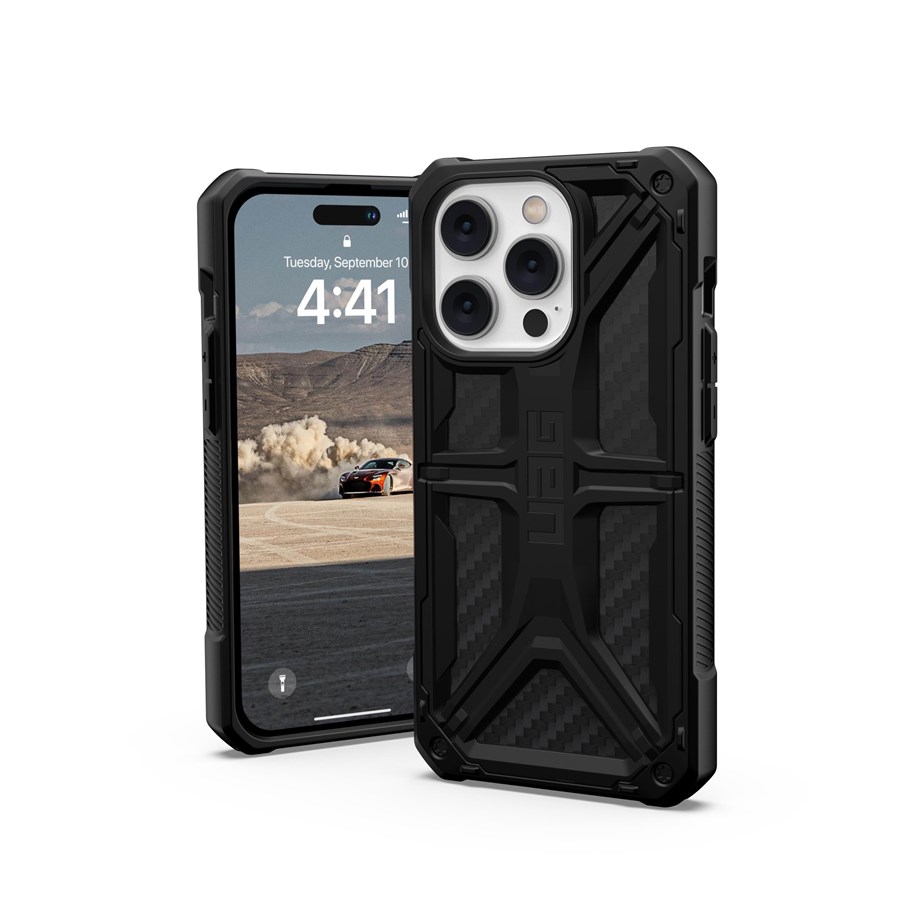 Mobile - Covers & Cases - UAG Monarch - carbon fiber - iPhone 14 Pro - 114034114242