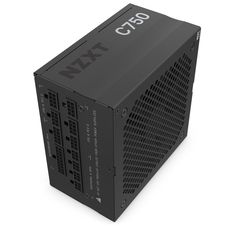 Strömförsörjning - NZXT C-Series Gold C750 Strömförsörjning - 135 mm - ATX - 80 Plus Gold certificate - PA-7G1BB-EU