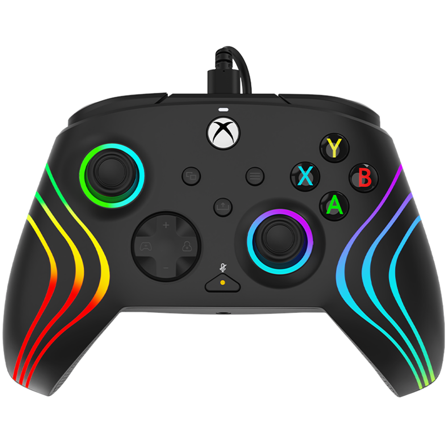 Spel Tillbehör - PDP Afterglow Wave Wired Controller - Black - Wired Controller - Microsoft Xbox One - 049-024-EU