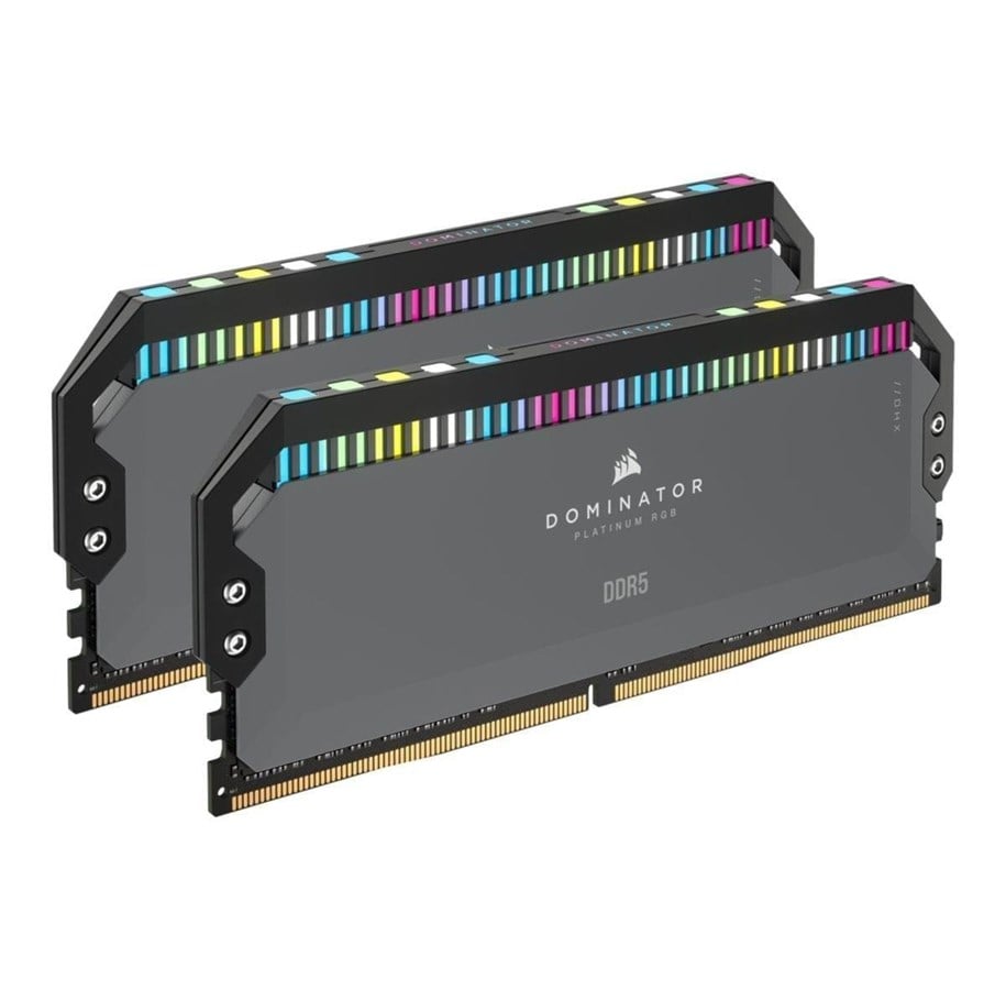 RAM - Corsair Dominator Platinum RGB DDR5-5600 - 64GB - CL40 - Dual Channel (2 pcs) - AMD EXPO & Intel XMP - Grå med RGB - CMT64GX5M2B5600Z40K