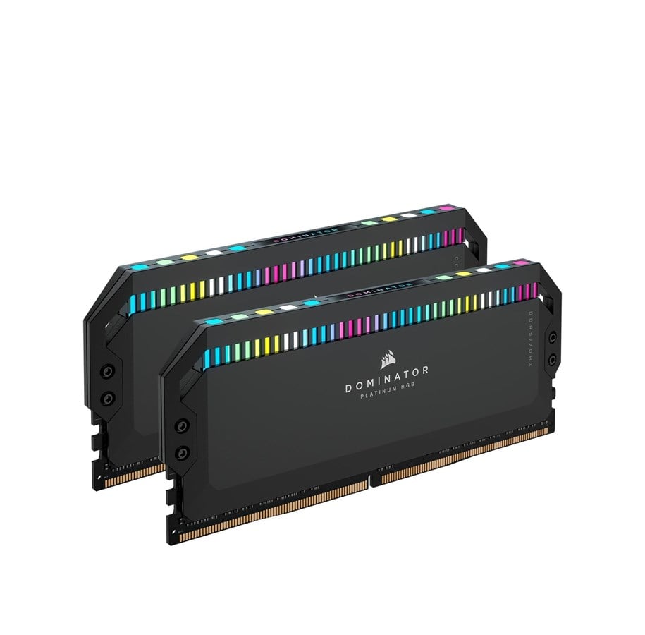 RAM - Corsair Dominator Platinum RGB DDR5-6000 - 32GB - CL30 - Dual Channel (2 pcs) - AMD EXPO & Intel XMP - Svart med RGB - CMT32GX5M2B6000Z30K