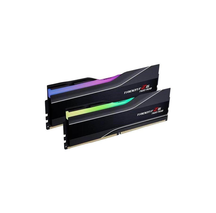 RAM - G.Skill Trident Z5 Neo RGB DDR5-6000 - 64GB - CL32 - Dual Channel (2 pcs) - AMD EXPO & Intel XMP - Svart med RGB - F5-6000J3238G32GX2-TZ5NR