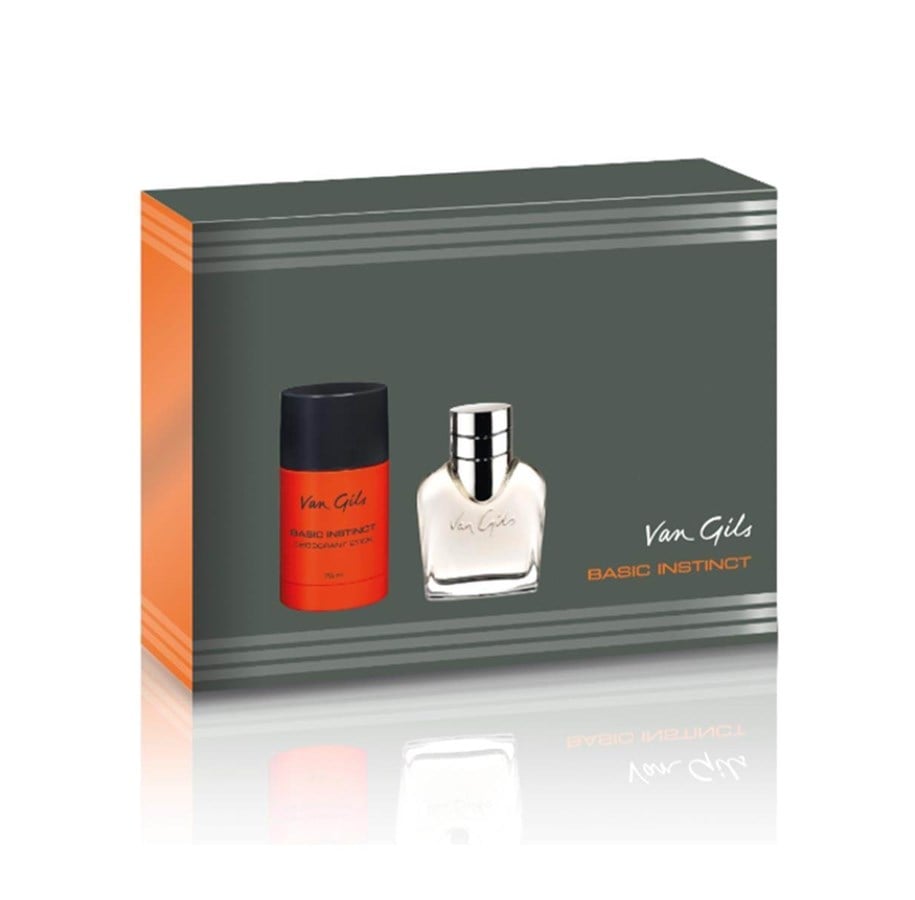 Presentask - Van Gils Basic Instinct Eau de toilette 40 ml/deodorant stick 75 ml - 12300330020