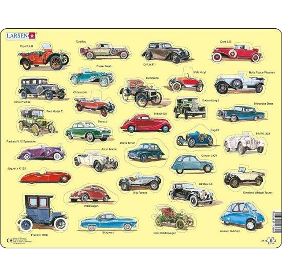 Pusselspel - Larsen Puzzles Auto Puzzle - LA-AK1