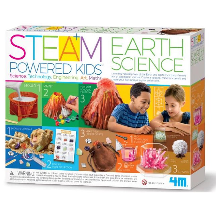 
Lärande &amp; Utbildning - 4M Steam powered kids / Earth science - 4M-05538