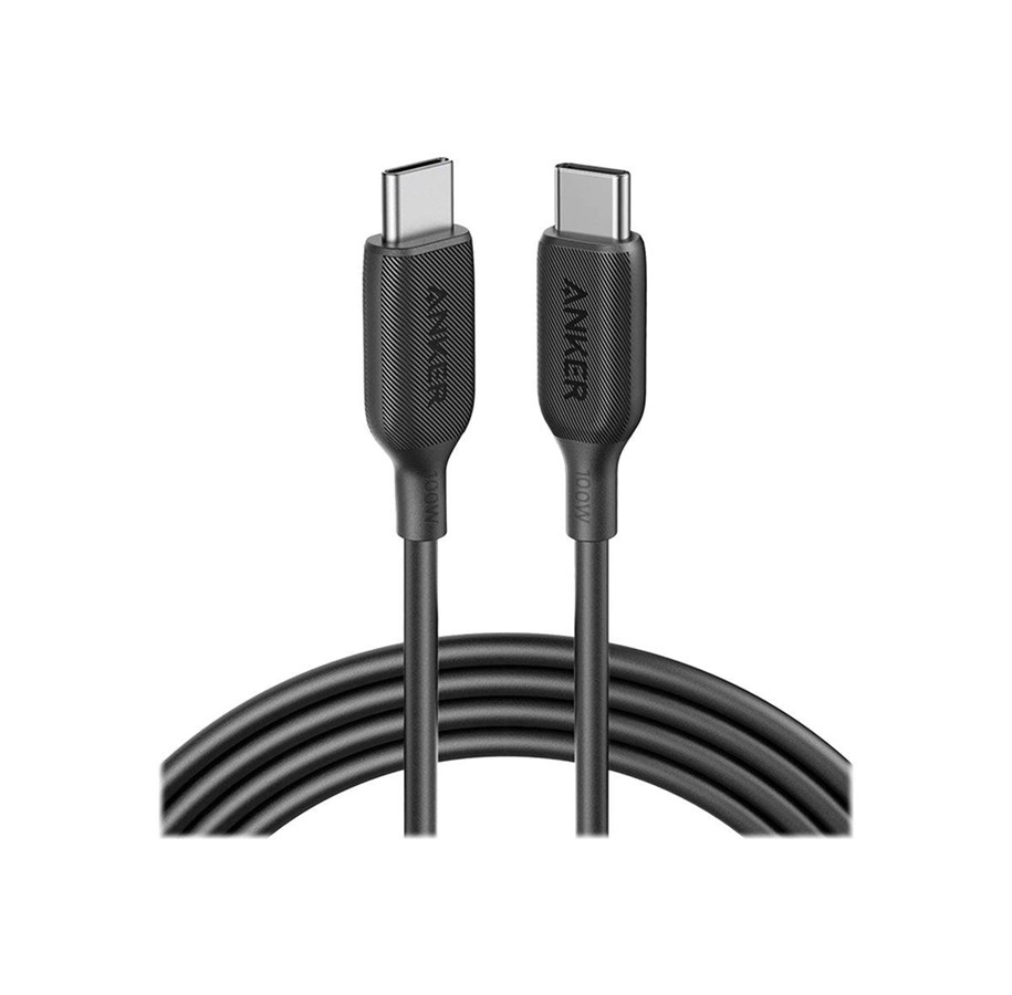 USB-kabel - Anker 543 USB-C to USB-C cable - 1.8 m - Black - A80E2G11