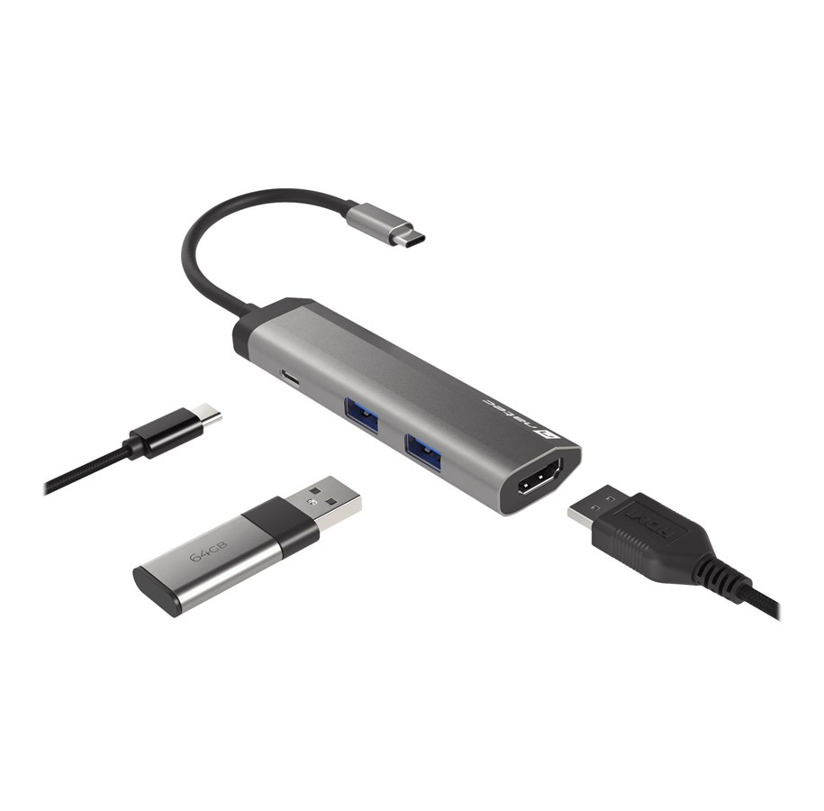 Dockning - Natec Fowler - docking station - USB-C - HDMI - NMP-1984