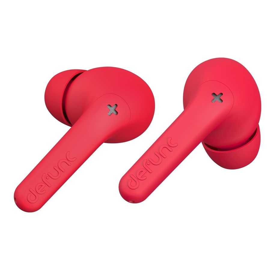 Hörlurar / Headset - defunc TRUE AUDIO Wireless BT Earbuds Red - D4323