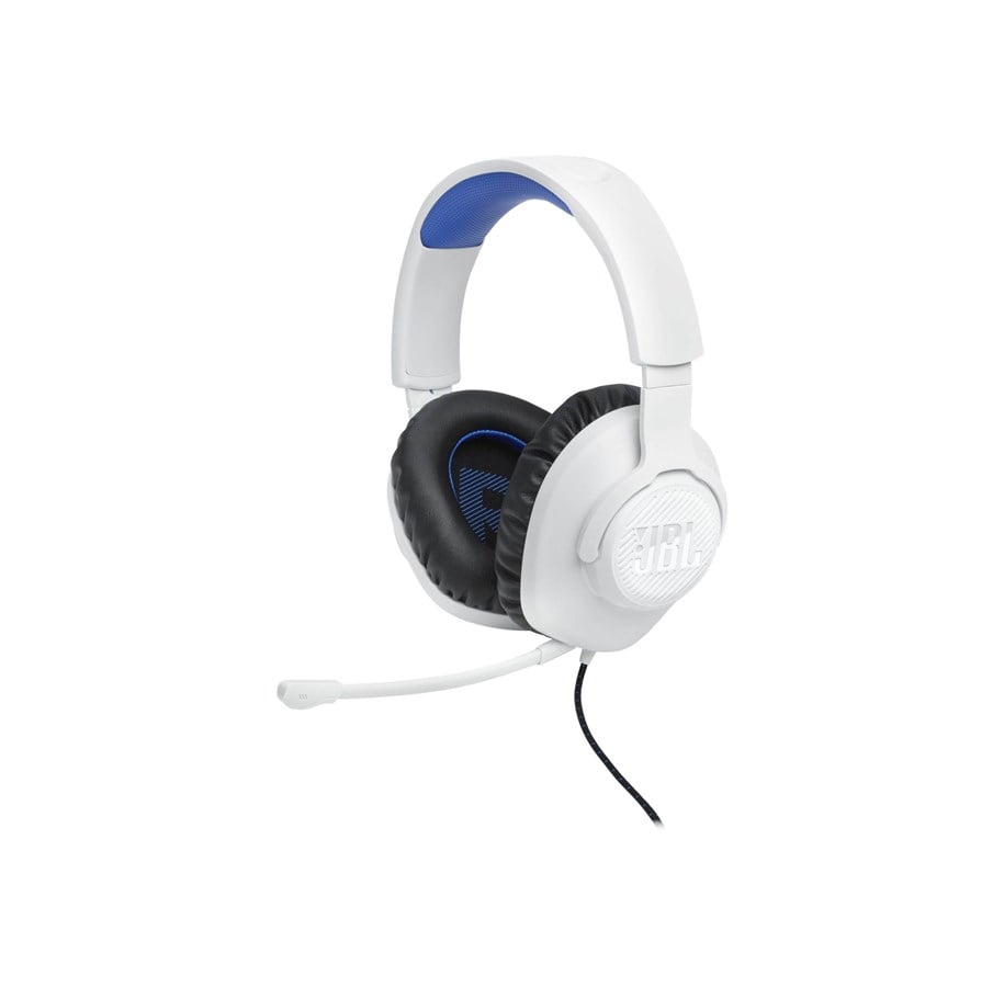 Hörlurar / Headset - JBL Quantum 100P - JBLQ100PWHTBLU