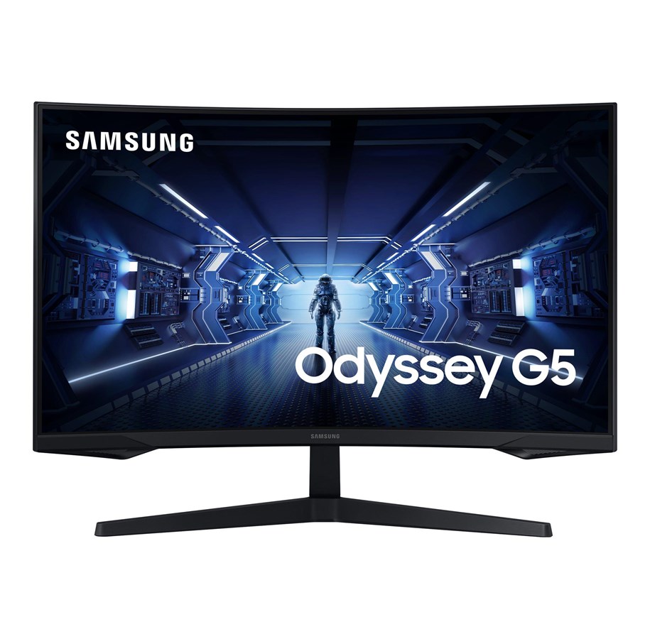 Skärm - 27" Samsung Odyssey G5 - 2560x1440 (QHD) - 144Hz - VA - Curved - LC27G53TQBUXEN
